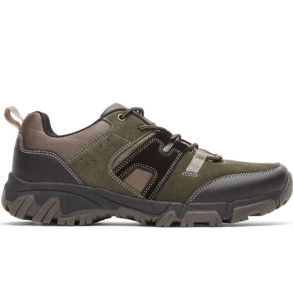 Rockport Men's Faulkner Ghillie Tie Outdoor Trekker Shoes Breen 8.5M New